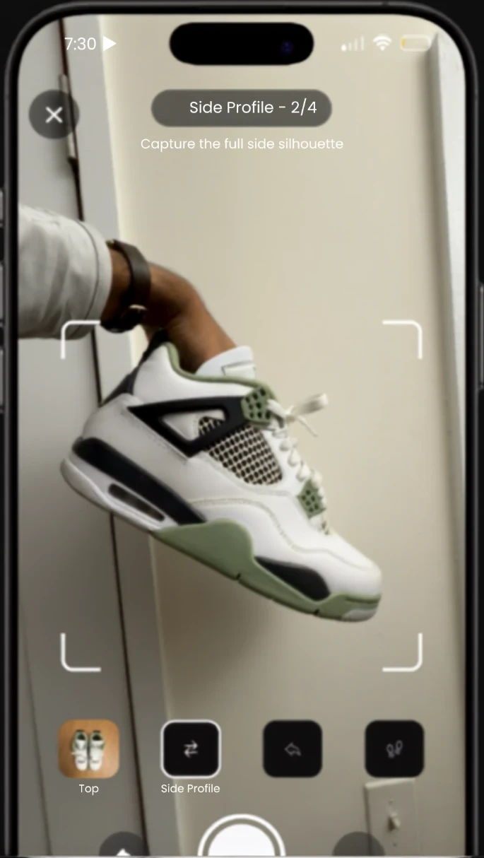 SOLE’D app — Scan and identify a sneaker